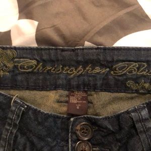 Christopher blue Capri blue jeans